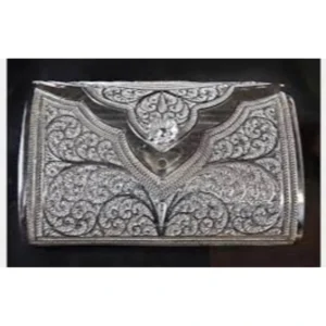 Silver Designed Cluch(Nina-0210)